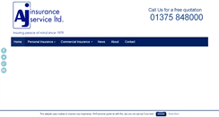 Desktop Screenshot of ajinsurance.co.uk